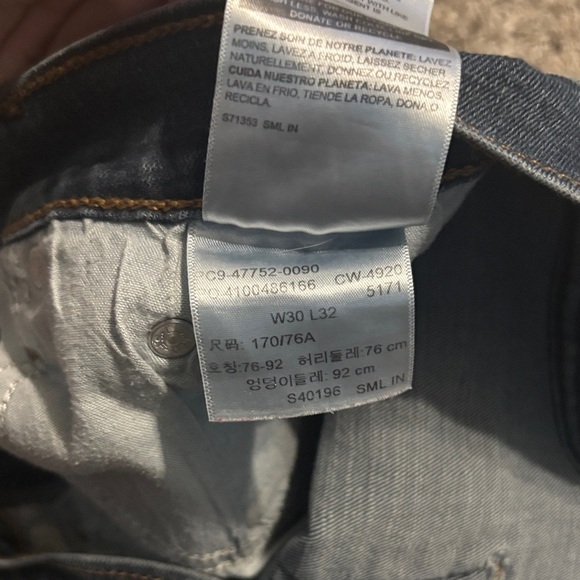 30x32 Denizen from Levi's Dark Blue Slim Jeans - Picture 9 of 11